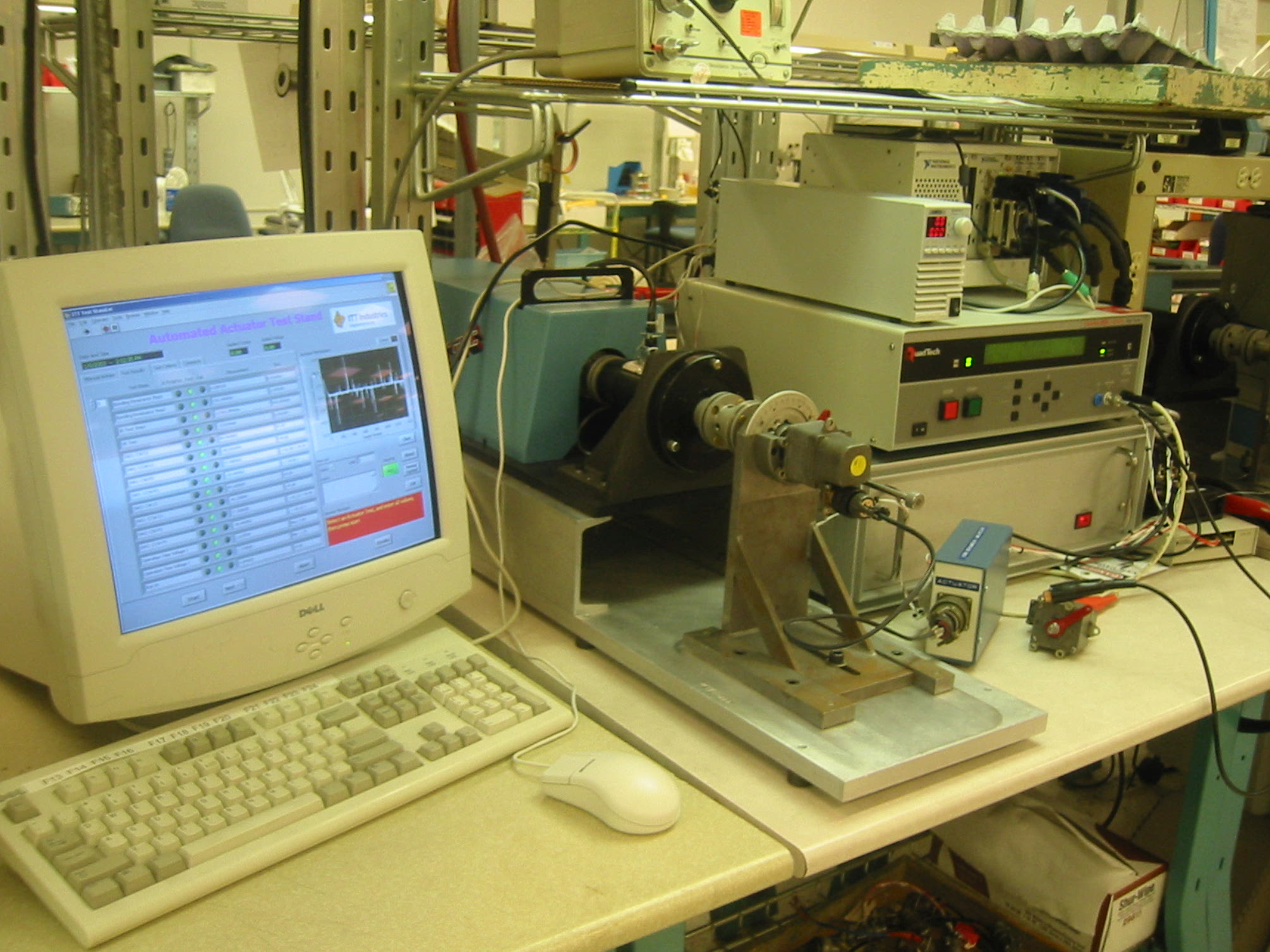 Automated Actuator Test Stand Automated Actuator Test Stand